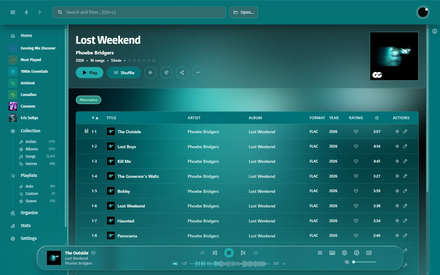 Luminous Music Player theme preview 4