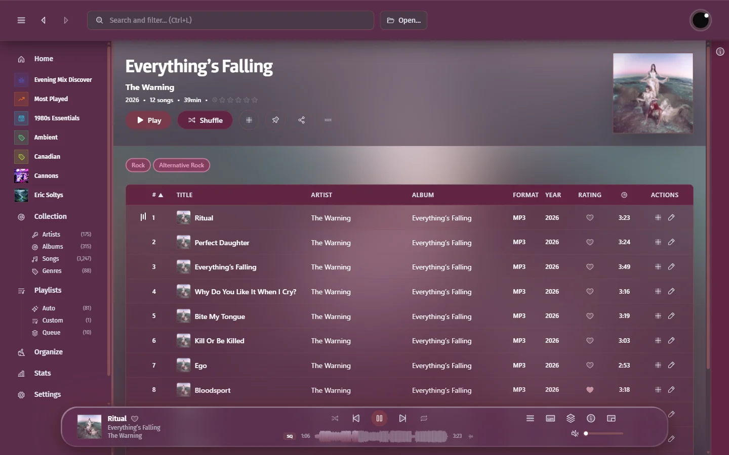 Luminous Music Player theme preview 6