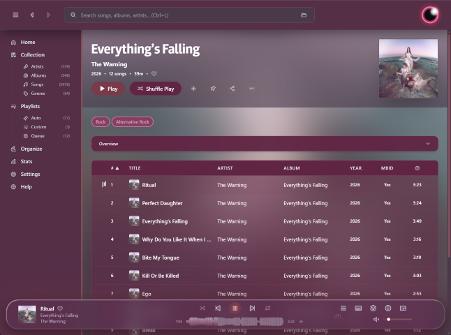 Luminous Music Player theme preview 3