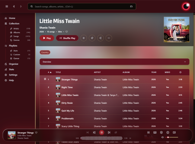 Luminous Music Player theme preview 5